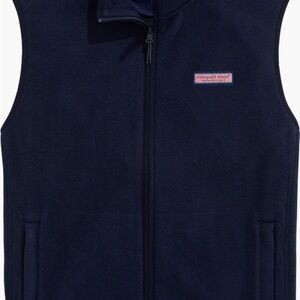 Vineyard Vines Dark Blue Fleece Vest